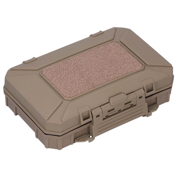 Ulkona suljettu turva nylon iskunkestävä säilytyskotelo Survival Gear Case Lukittava Tan