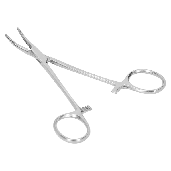 12,5 cm buet hæmostatisk pincet i rustfrit stål, hårpincet, tænger til husdyr