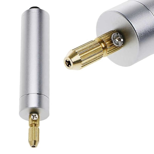 Mini Elektrisk Håndholdt Boremaskine 0,7-1,2 mm Aluminium Bærbar med 6 Bor