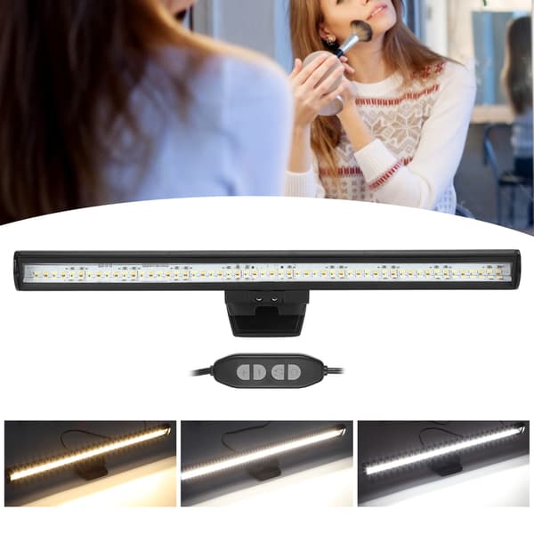 Professionelt USB badeværelse makeup spejllys stilfuldt toilet dæmpbart LED forfængelighedslys