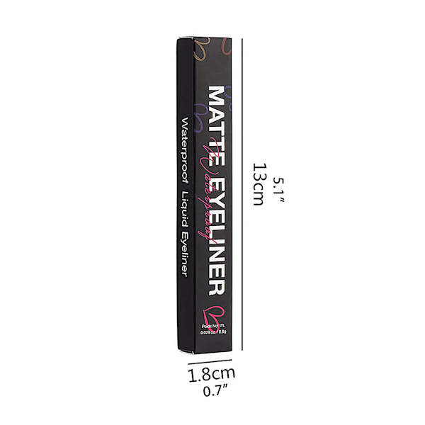 Makeup Eyeliner Gel Pen Farverige Matte Flydende Eyeliner Blyant Vandtæt Smudgeproof Øjenskygge Øjenvippeforstærkere