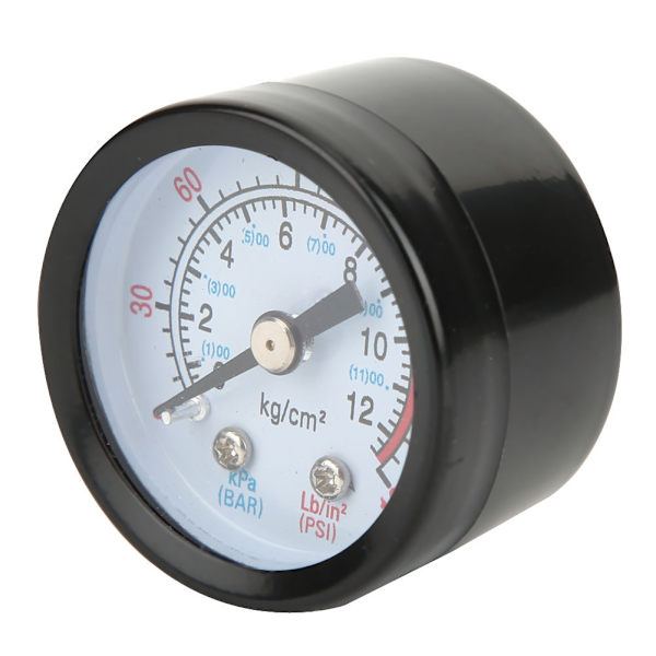 Luftkompressor Manometer Y40 Jernskal Instrument Trykmåler