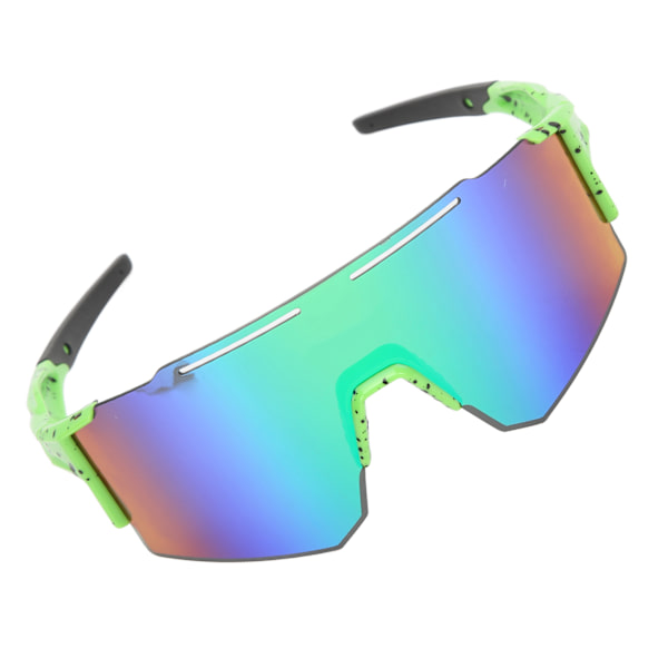 GUB Sport Polariserande Solglasögon HD-Linser Gummi Cykelglasögon för Utomhussporter Fiske KlättringFluorescerande Gröna Ramfötter