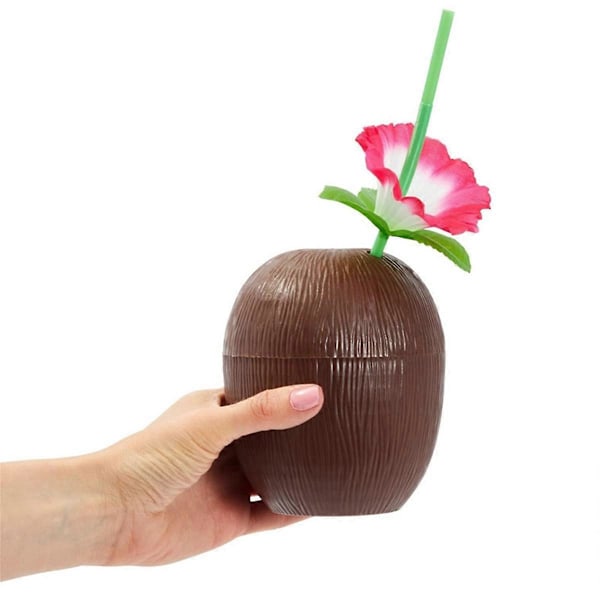 Hawaiisk sommer Ananas Kokos Drikkekopp Juice Drikkekrus