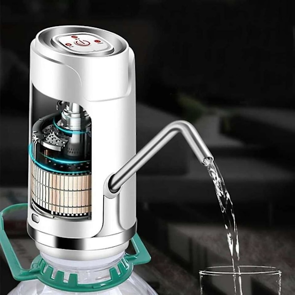Elektrisk vannpumpe-dispenser - Oppladbar USB-kabeløs bærbar automatisk vanndispenser