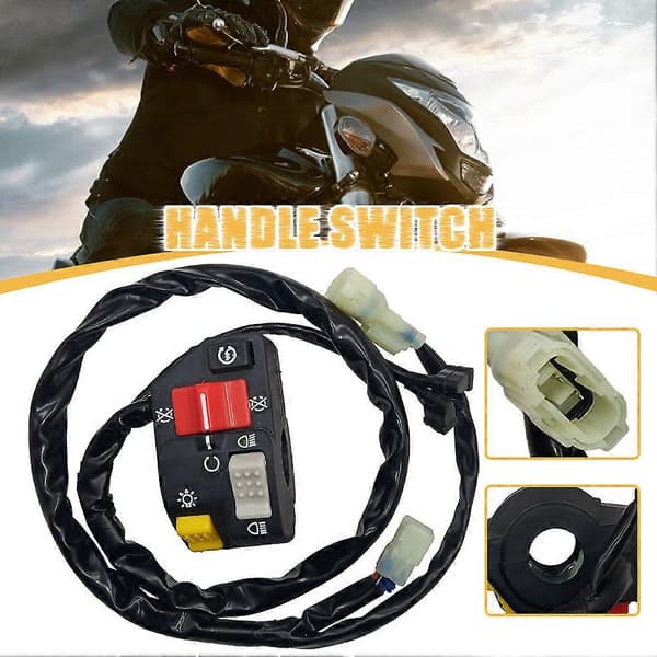 Start Light Kill Switch til Honda TRX400EX Fourtrax Sportrax 400 Forlygte Start Stop Samling 1 st