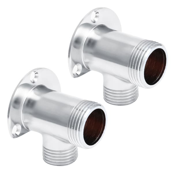 Inlopp G1/2 Utlopp G3/4 Väggmonterad Duschhuvud Kran Adapter Badrumstillbehör