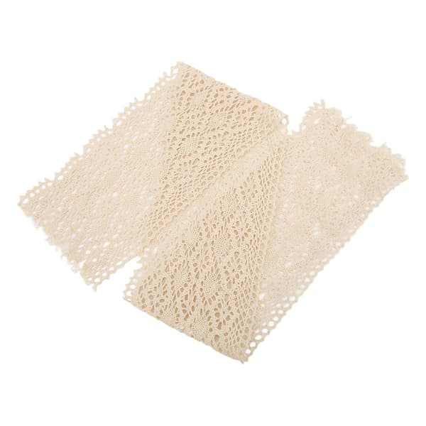 Blonderibbon Bomullstråd 5 Yards Elastiske Dekorative Tilbehør for Klesdekorasjon DIY Gardin