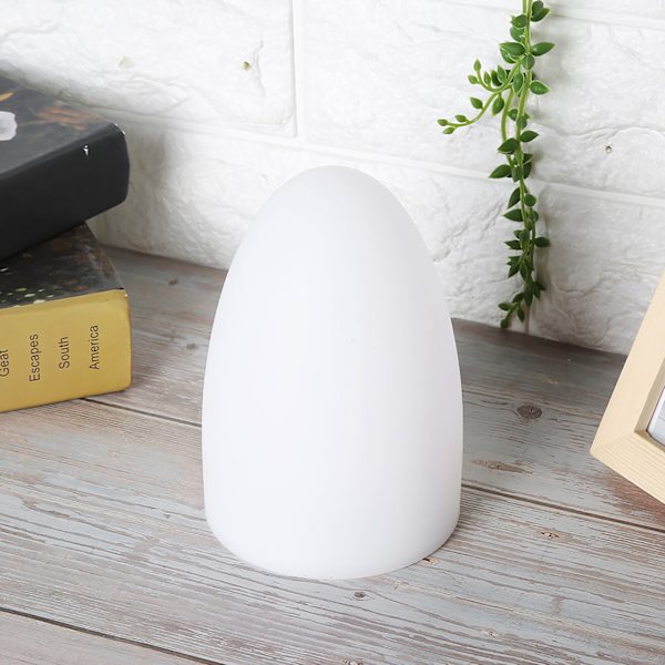 USB laddning LED Ägg nattlampa Fjärrkontroll 16 RGB färg ögonskydd bordslampa för hotellrum (10x15CM (laddning)
