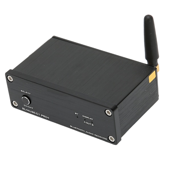 Bluetooth 5.1 Effektforsterker Lavt Tapsfri Kraftig Dekoding Format Hjemmelydforsterker 110‑240V Svart EU-plugg