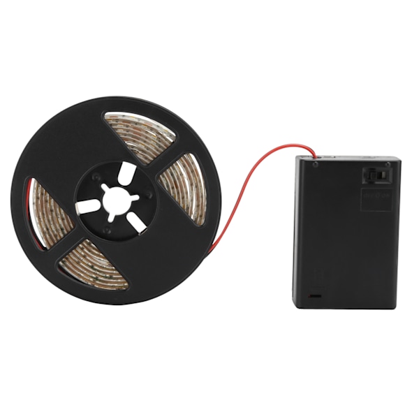 2m 120LED ljusslinga Vattentät Batteridriven Ljusremsa för Hemtrappa Garderob1663072 Kall färg