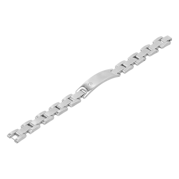 Magnetiskt terapiarmband i titanstål för par, modernt magnetarmband för män