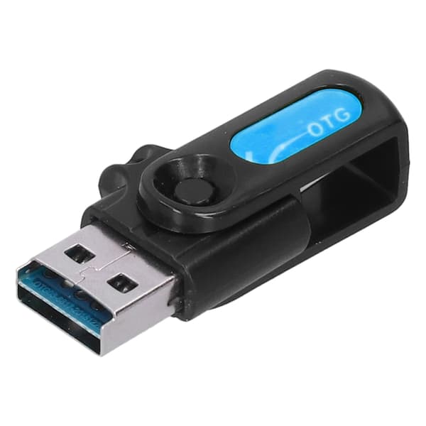 For Android V8-grensesnitt OTG-adapter Bærbar datakonverterer for USB2.0/3.0/USB PDBlue