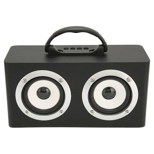 Langaton Bluetooth kaiutin, monitoiminen muodikas kortti, jossa on vahva basso kannettava Bluetooth -pöytäkaiutin, musta (vientiversio)