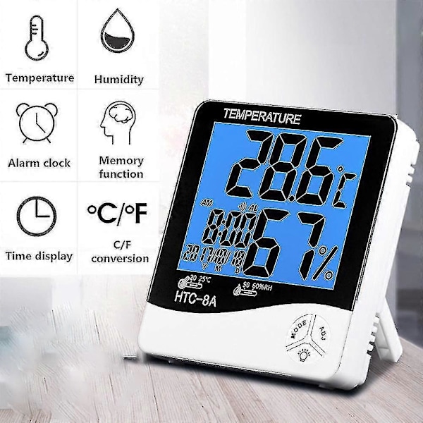 Högprecisions Elektronisk Termometer Digital Display Mini Temperatur -26ny För 2024 Ybx-5 -GSL