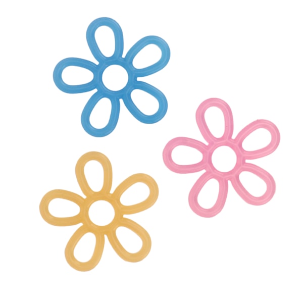 3PCS Finger Extensor Hög seghet Silikon Hög Medium Låg Order Finger Gripper för Daglig Blå Gul Rosa