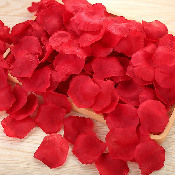 Sidenrosblad - Perfekt för bröllop, alla hjärtans dag och speciella tillfällen