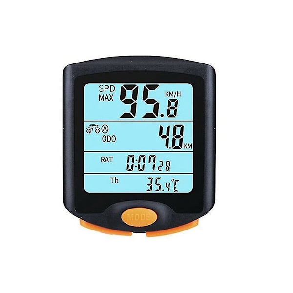 Vandtæt digitalt cykelspeedometer med multifunktionssportssensorer - Cykelcomputertilbehør