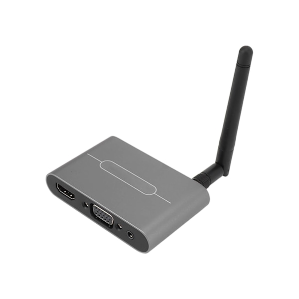 Trådløs VGA Dual Interface Trådløs Display Adapter 4K Extender Transmisjonsmottaker Kit 2.4G 5G Dual Frekvens med Ekstern Antenne