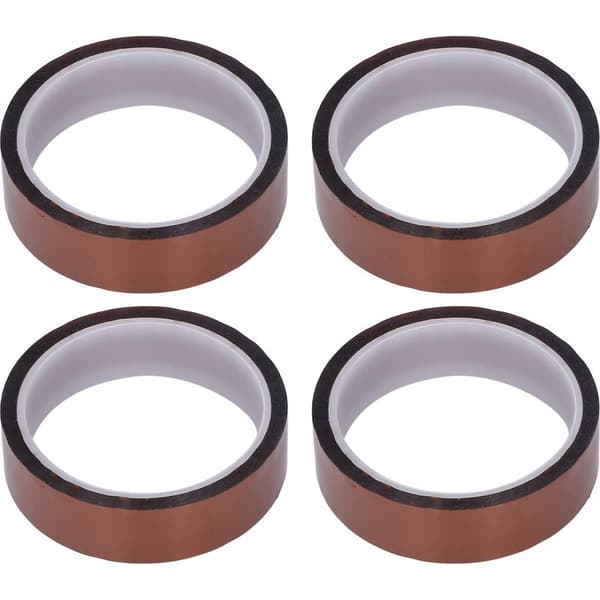 Høytemperatur polyimid tape, 25mm - 4 stk, statisk-resistent