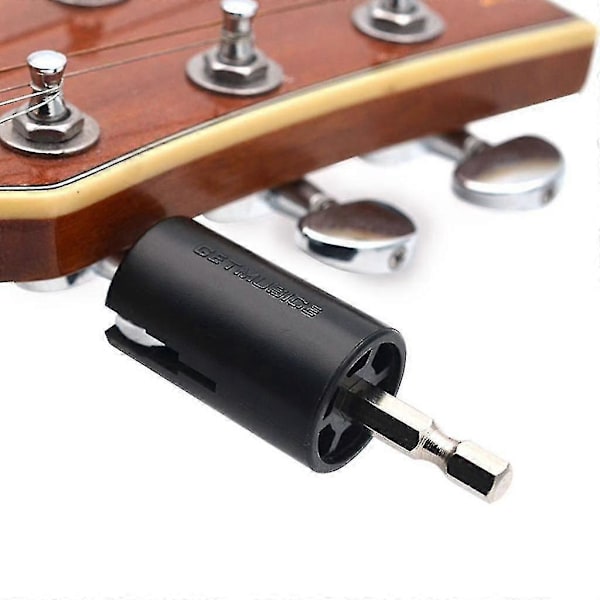 2 Stykker Gitar Elektrisk Drill Strengvikler Plug Peg Puller