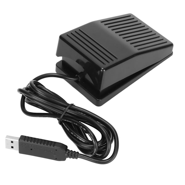 USB-fotbryterpedal Høyfølsom multifunksjonell bred pedal Enkel fotbryterpedal med indikatorlys for datamaskin