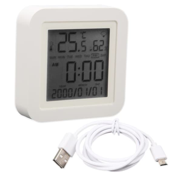TH06 WIFI Smart Termometer Hygrometer Sensor Digital Temperatur Fuktighetsmåler for Innendørsbruk
