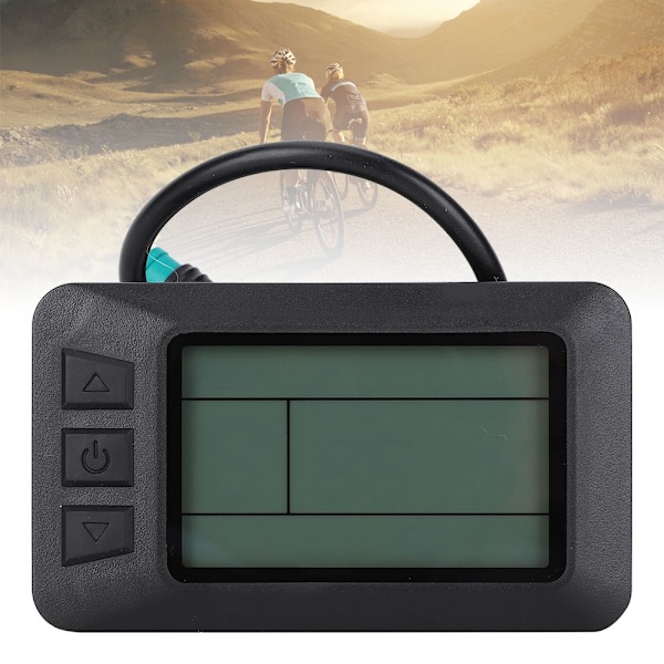 Elcykelkonvertering Elektrisk tillbehör KT LCD7 LCD-instrument med vattentät kontakt USB