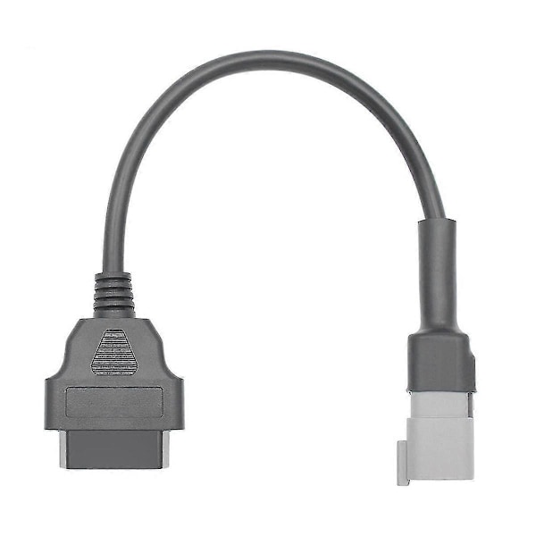 6PIN til 16PIN Diagnostisk OBD2 Kabel Adapter, OBDII Scanner Erstatning kompatibel med CAN AM ATV UTV Motorcykel Cykel Værktøj