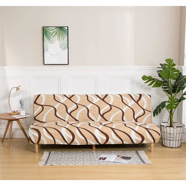 Sofatrekk Uten Armlener 3-seter/2-seter Stretch Sofatrekk For Sovesofa