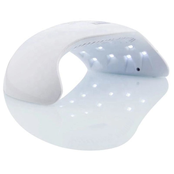 Rosa LED-nagellampa med automatisk start, LCD-display och 30, 60, 99 sekunders timer