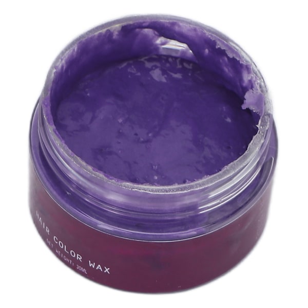 Hårfargevoks DIY Midlertidig hårfarging Clay Mud Styling Tool for Cosplay Party Lilla 30ml