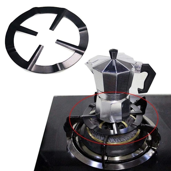 Moka Pot Komfur Stativ Stål Kaffe Pot Holder Gas Komfur Støttering Gitter Gas Hob Rack Køkken Tilbehør