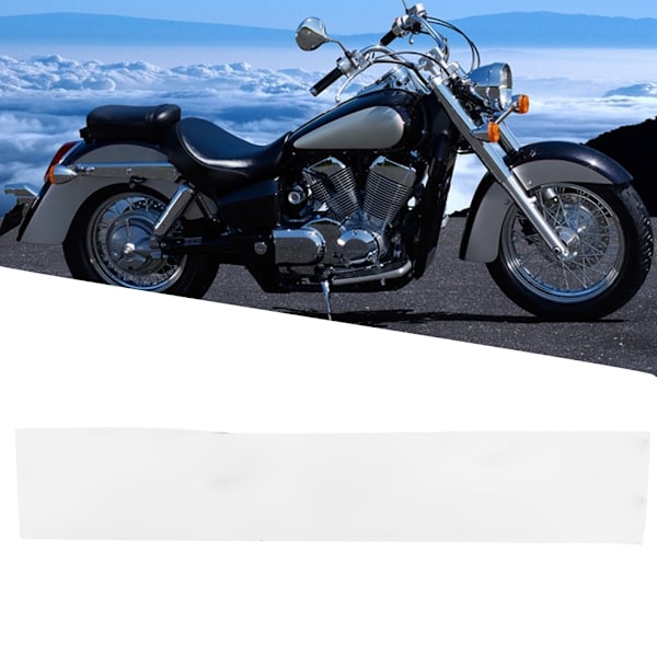 2 stk Universal bensintank klistremerke 3D Stereo klistremerker Modifikasjon Passer for Honda Shadu Shadow 125/400/750 Sølv