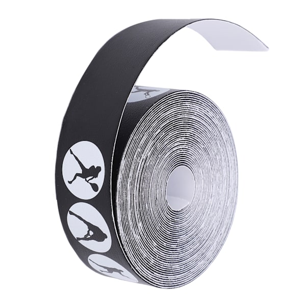 Tennis Racket Head AntiScratch Tape Racket Head Frame Guard PU Beskyttende Sticker(Sort )