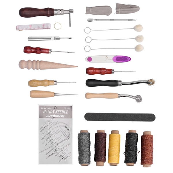 31-osainen nahkatyökalusarja DIY-nahkatyökalut Käsinompelutyökalusarja Ompeutarvikkeet