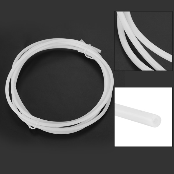 PTFE White Bowden Tube för 1,75 filament (2,0 mm ID/4,0 mm OD) För 3D-skrivare (1,5 M)