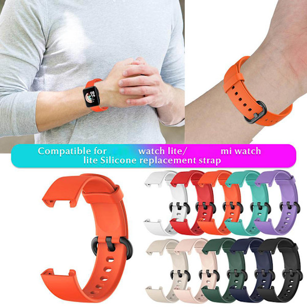 Rem til Xiaomi Mi Watch Lite og Redmi Watch Lite Smart Watch - Silikone Rem