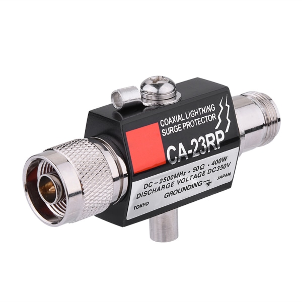 50Ω DC-2500MHz N-stik 400W koaksial lynoverspændingsbeskyttelse Protector Arrester Arrestor