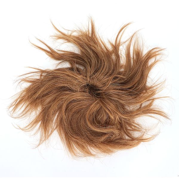 Slarvig Bun Faux Hårpiece Elastisk Tovig Uppdo Hår Extensions Ponytail Hårpieces för KvinnorQ17-86/10#