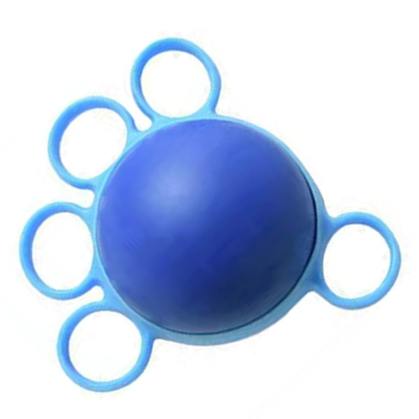 Fingerövningsboll Elastisk PU Silikon Handterapi Greppstyrka Boll för Klättring Basketträning