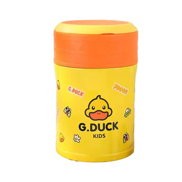520 ml isolerad matbehållare 316 rostfritt stål termisk Bento behållare burk bred mun matbehållare för studenter arbetare gul