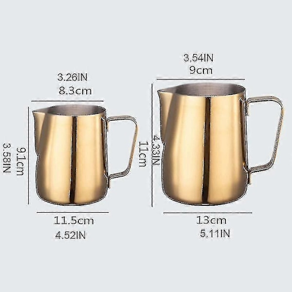 Melkeskummer Kaffedamper 350/600ml 350ml