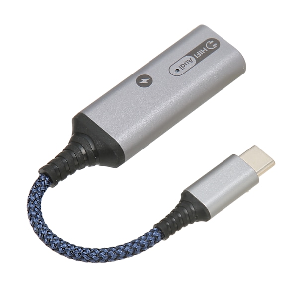 USB-C till 3,5 mm Hörlurar och Laddare Adapter 2 i 1 Typ C till Aux Ljuduttag och PD 60W Snabbladdning Delare Kabel