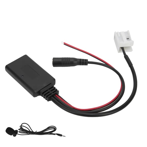 12-pins Bluetooth AUX-IN adapter med mikrofon, håndfri samtaler for smarttelefoner, passer til RCD210 RCD300 RCD310