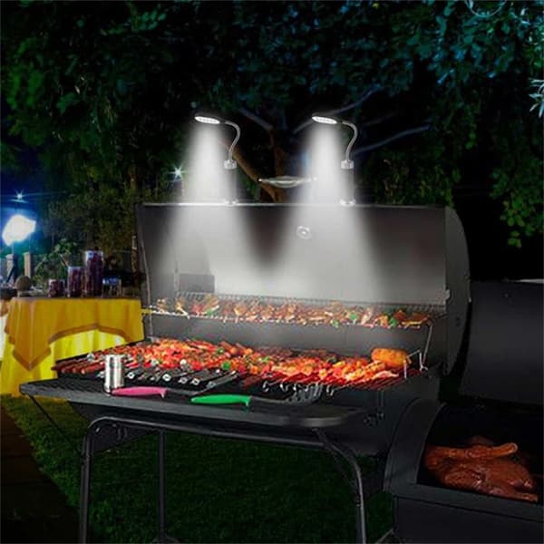15LED Grilllys 360° Justerbar Grillampe Bærbar Campinglys