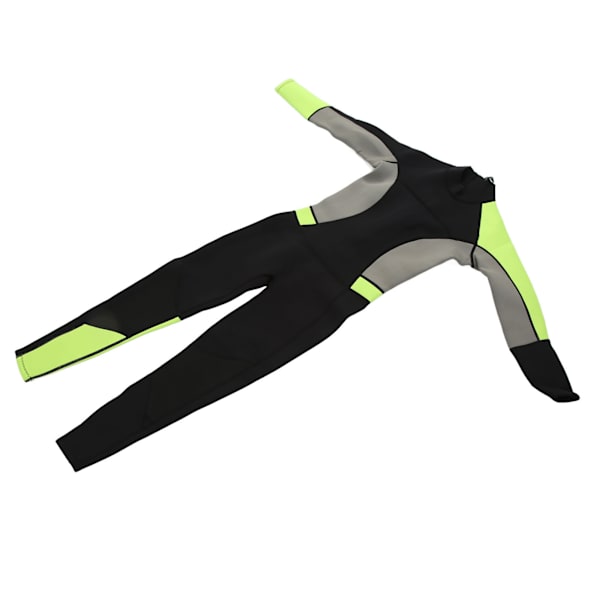 3mm tykkelse våtdrakt kvinners en del kald bevis varm dykkerdrakt lang ermet vanntett våtdrakt for svømming snorkling gul grå svart XL
