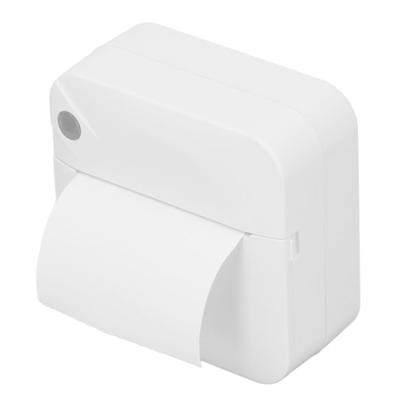 Håndholdt termisk etiketprinter Mini etiketprinter 200 dpi opløsning Lav støj USB-opladning Kvitteringsprinter til fotos Hvid