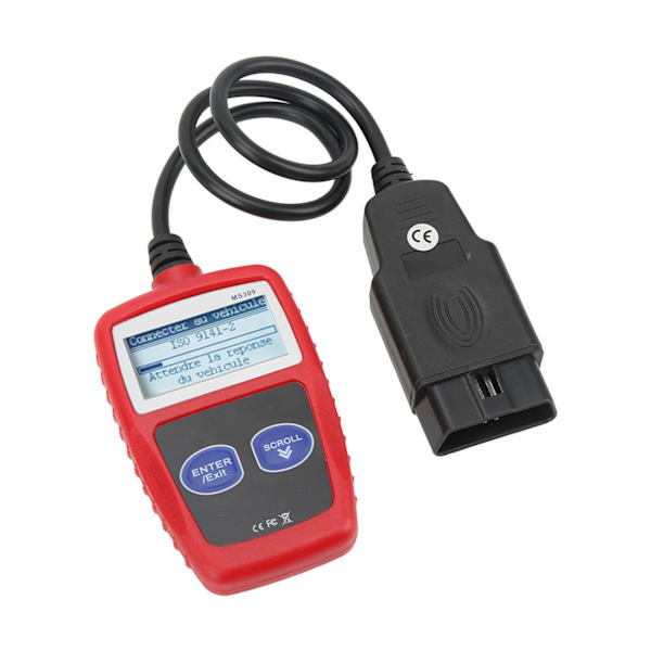 12V OBD2 Diagnostisk Scanner LCD Baggrundsbelyst Skærm Professionel Diagnostisk Interface til Bil