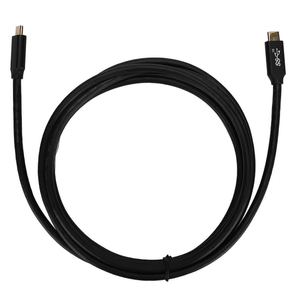 Snabbladdningskabel USB3.1 Dubbelhövdad Typ-C Strömkabel med E-Marker Chip 100W
